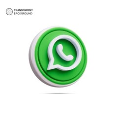 the green and white icon for whatsapp