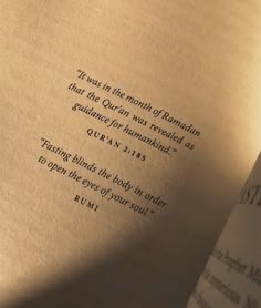 an open book with the text written on it