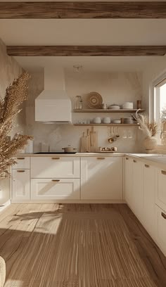 the kitchen is clean and ready for us to use