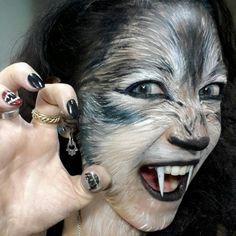 savitree sukhumwat on Twitter: "The wolf woman #wolf #horror #face painting #moon #pink makeup artist #makeup #thaimakeupartist #mua #sfx #sfxmakeup https://t.co/fgCvDQ0Ao4" / Twitter Scary Wolf Makeup, Wolf Inspired Makeup, Wolf Face Makeup, Wolf Scratch Makeup, Wear Wolf Makeup, Werewolf Sfx Makeup, Face Paint Wolf, Big Bad Wolf Makeup, Wolf Man Makeup