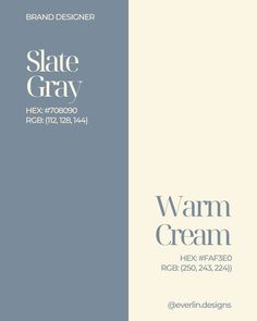 the front and back cover of a brochure with text that reads, state gray