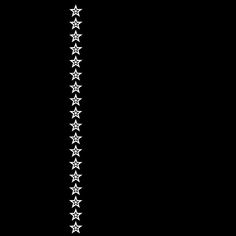 a black and white photo with stars in the middle on a black background that looks like a vertical line