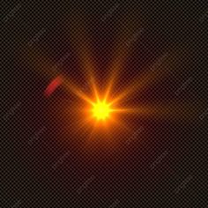 the sun is shining brightly on a dark background