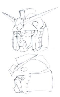 Gundam Face Drawing, Gundam Head Sketch, Gundam Drawing Simple, Gundam Faces, Easy Gundam Drawing, Gundam How To Draw, Gundam Sketches, Drawing Gundam, Gundam Mask