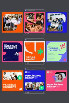 Bold Instagram templates, modern social media design, youth foundation branding, nonprofit Instagram templates, creative organization branding, vibrant typography branding, nonprofit marketing visuals, social media templates for nonprofits, youth empowerment branding, engaging Instagram layouts, custom Instagram post design, nonprofit social media strategy, foundation event promotion, dynamic Instagram graphics, professional branding for nonprofits, visually impactful social media posts.