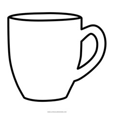 a black and white coffee cup on a white background
