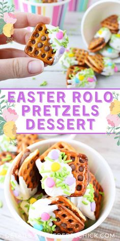 this easter roll pretzels dessert is so easy to make and it's delicious