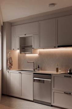 the kitchen is clean and ready for us to use