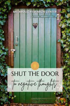 "When you close the door of your mind to negative thoughts, the door of opportunity opens to you." At MRC, we say those words alot. Not only to our clients, but to ourselves, too. Weekly, daily, sometimes even more than once a day - you could say that these words are a mantra of sorts ✨ Old Habits Do Not Open New Doors, Don’t Let The Negative Thoughts Win, Shut The Door Meme, When A Negative Thought Enters Your Mind, Shut The Front Door Meme, Shut The Door, Healthy Goals, Happy Hour Cocktails, Throw In The Towel