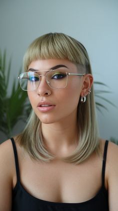 Elevate your hair game in 2025 with our handpicked mullet haircuts for women that combine soft layers and modern texture. Whether you're searching for long mullet haircuts women, shag mullet womens haircuts, or medium mullet women korean haircuts, this list is loaded with variety. Our tutorial section dives into mullet hairstyle women short haircuts tutorial with tips for all textures, including curly pixie and wavy looks. Explore masc haircuts for women mullet or go bold with a very short haircut. Find your perfect match from 40 best mullet haircuts for women with styles made for long hair and round faces Edgy Glasses, Bangs Mullet Women, Womens Mullet Straight Hair, Long Mullet Women No Bangs, Woman’s Mullet Haircut, Grown Out Mullet Female, Fashion Mullet Women Long, Eyebrow Glasses, Women’s Mullet Straight Hair