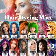 Diy Hair Dye, Salon Hair Color, Creative Hair Color, At Home Hair Color, Dyed Red Hair, Hair Color Cream, Temporary Hair Color, Hair Dye Colors, Hair Health