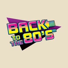back to the 80's logo