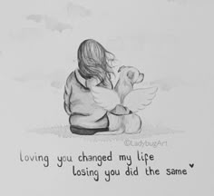 Dog In Heaven Tattoo Ideas, How To Deal With Losing A Pet, Dogs In Heaven Tattoo, Angel And Dog Tattoo, Dog Memorial Ideas, Dog Tattoo Ideas Memorial, Lost Puppy Drawing, All Dogs Go To Heaven Drawings, Heavenly Pet Art Inspiration