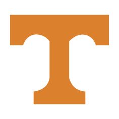 the letter t is shown in orange and white