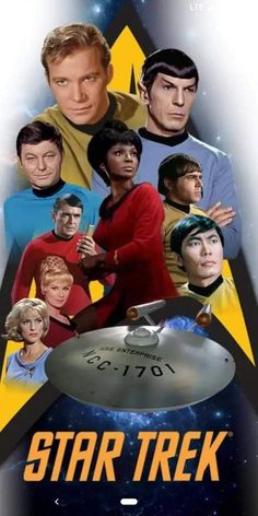star trek movie poster with the characters