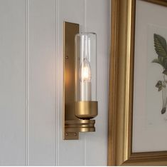 a light that is on the side of a wall