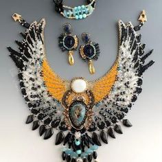 Egyptian Goddess CUSTOM Made to order Bead Embroidered | Etsy Egyptian Beaded Jewelry, Egyptian Falcon Necklace, Egyptian Beading, Ancient Egyptian Jewelry Set, Egyptian Beadwork, Egyptian Inspired Jewelry Set, Egyptian Themed Jewelry Set, Mythical Egyptian Jewelry Collection, Colorful Egyptian Necklace Design