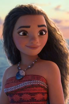 the character moan from disney's moan movie is shown in this animated avatar photo