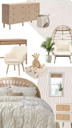 mineeee Room Ideas Neutral, Cute Boho Room Ideas, Beachy Room Ideas For Teens, Bedroom Inspo White, Bedroom Themes For Teens, Boho Aesthetic Bedroom, White Gold And Wood Bedroom, Bedroom Ideas With Wallpaper, Room Inspo Boho