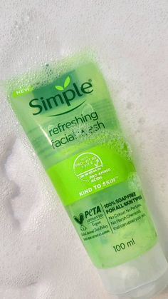 Simple Face Wash, Simple Moisturizing Facial Wash, Simple Micellar Gel Wash, Simple Face Wash Products, Simple Face Cleanser, Simple Refreshing Facial Wash, Simple Cleanser Gel, Simple Facial Wash, Simple Moisturising Facial Wash