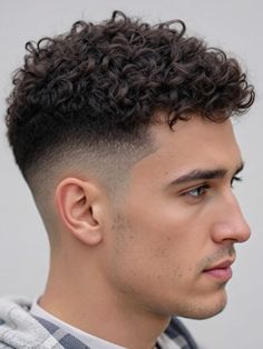 Unveil 30 Trendsetting Winter Short Hairstyles for Men in 2025 Fade Curly Haircut, Low Fade Haircut Men Curly Hair Short, Wavy Short Hair For Men, Men Curly Hair Hairstyles, Curly Hairstyles For Mens, Haircut For Men For Curly Hair, Short Men Curly Hair, Men Short Hairstyle Curly, Curly Styles For Men