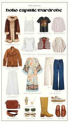 Modern boho, moto boho, boho outfit ideas, boho outfit, boho style 2025, 70s style, groupie style, 70s wardrobe, modern 70s, frye boots, frye campus boots, reebok club c vintage outfit, vintage style, retro style, vintage wardrobe, vintage outfit ideas, spell outfit ideas Vintage Boho Style, Retro Western Style Inspiration, Vintage Bohemian Aesthetic, Soft Boho Aesthetic, Boho Basics Wardrobe, Modern Boho Style, Boho Old Money Outfits, Neutral 70s Outfit, Boho Fall Fashion