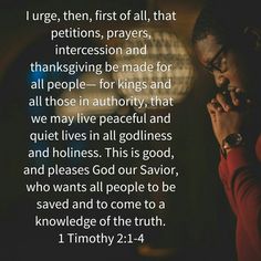 a man with his hands clasped to his face and the words i urge, then, first