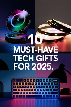 the 10 must have tech gifts for 205 dollars, including a wireless keyboard and mouse