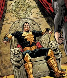 an image of a man sitting on a throne