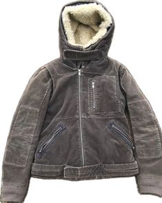 Grunge Washed Outerwear For Winter, Winter Utility Jacket Washed, Blue Washed Grunge Outerwear, Grunge Winter Washed Outerwear, Undercover Archive, Undercover Aw05, Undercover 2001 Space Odyssey, Grunge Washed Cotton Outerwear, Winter Streetwear Washed Utility Jacket