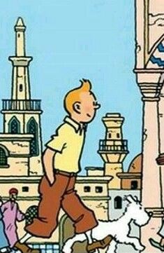 a man walking with two dogs in front of a building and another person on the other side