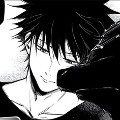 megumi fushiguro from jujutsu kaisen ↪ #jujutsu #jujutsukaisen #megumi #fushiguro #jjk Jujutsu Megumi, Black Haired Jjk, Megumi Fushiguro Japanese Name, Megumi Fushiguro Adult, Megumi Fanart Black And White, Cat Boy Megumi, Megumi Manga Fanart, Jjk Manga Megumi, Megumi In Manga