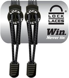 Amazon.com: LOCK LACES (Elastic Shoelace and Fastening System) (Black): Sports & Outdoors Lace-up Walking Shoes With Vibram Sole For Outdoor Work, Shoe Locks, Lock Lacing, Heel Lock Lacing, Lock Laces, No Tie Shoe Lace Ends, Quick Shoe Laces, Gore-tex Walking Shoes With Vibram Sole For Outdoor Work, Shoe Lace Keepers