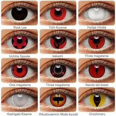 Sharingan Eye Contacts, Sharingan Eyes, Naruto Eyes, Naruto Sharingan, Halloween Contact Lenses, Eye Contact Lenses, Halloween Contacts, Rock Lee, Anime Cosplay