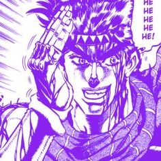 a drawing of a man with long hair holding a cell phone to his ear and looking at the camera