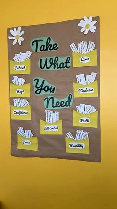 Classroom Setup Ideas Middle School, Affirmation Chart For Classroom, School Counselor Room Ideas, Counselor Room, School Social Work Office Decorating Ideas, Counselor Room Decor Ideas, Motivation Charts For Kids Classroom, Wellness Board Ideas, Highschool Poster Ideas