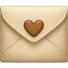 an envelope with a heart on it