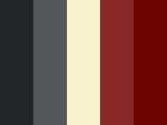 the color scheme is red, black and white with an assortment of colors in it