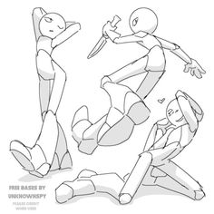 three people in different poses, one holding a knife and the other sitting on the ground