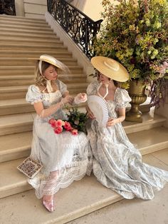 Bridgerton picnic dreams come true ✨🧺🌸

Gather your besties, your dresses, and your tea sets — it’s time for the ultimate Bridgerton picnic 👑💐 Set against the backdrop of a dreamy castle @chateaudebeloeil , we stepped straight out of the Regency era. Think pastel gowns, vintage parasols, and picnic baskets worthy of the Queen’s approval.⁠ 💌
⁠
Whether you’re here for the gossip, the dresses, or the aesthetic inspiration 🪞, there’s nothing quite like a Bridgerton-inspired picnic to make you fee... High Tea Hat, Tea Party Accessories, Bridgeton Tea Party Outfits, High Noon Tea Party Outfit, Bridgerton Party Attire, Tea Party Costume, Bridgerton Tea Party Dress, Tea Party Aesthetic Vintage Outfit, Victorian Tea Party Dresses