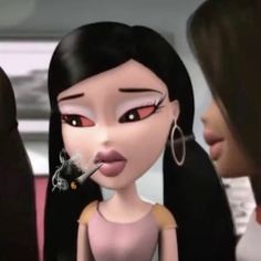 Baddie Pic Cartoon, High 🍃 Pfp Cartoon, Aesthetic Smoker, Funny Baddie Pfp, Dump Account Pfp, Swag Characters, Y2k Pfp Insta Cartoon, Smoker Pfp, Brats Pfp