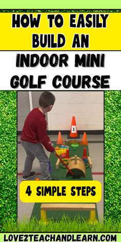 DIY - Indoor Mini Golf Course