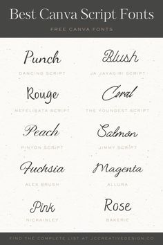 the best carva script font styles