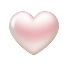 a pink heart shaped object on a white background