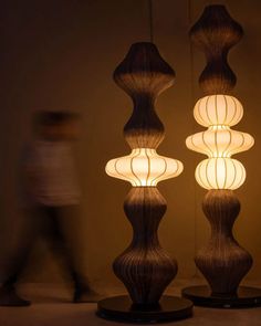 Oorjaa studio’s sustainable lighting designs : DesignWanted Asian Inspired Floor Lamp, Sculptural Floor Lamp, Organic Lamps, Sculptural Floor Lamps, Organic Floor Lamp, Japanese Antique Floor Lamp, Floor Lamp With Japanese Art, Vintage Japanese Floor Lamp, Sculpture Floor Lamp