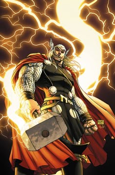 the cover to thor comic book