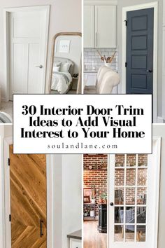 the interior door trim ideas to add visual interest to your home