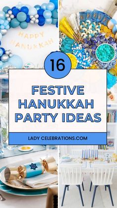 Hanukkah, the festival of lights, is a time for family, joy, and creating cherished memories. But let’s face it—planning the perfect Hanukkah party can be daunting.  That’s where festive Hanukkah party ideas come in!  With eight nights of celebration, finding fresh and exciting ways to engage your guests might feel like a challenge. Decorating For Hanukkah Party, Diy Hanukkah Party Ideas, Hanukkah Party Idea, Winter Christmas Hanukkah Activities, Hanukkah Party Ideas For Adults, Hanukkah Celebration Ideas, How To Plan A Hanukkah Party, Christmas And Hanukkah Party Ideas, Hanukkah Party Ideas