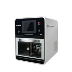 a white and black machine on a white background