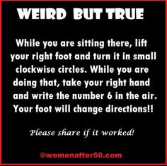 a black and white photo with the words weird but true